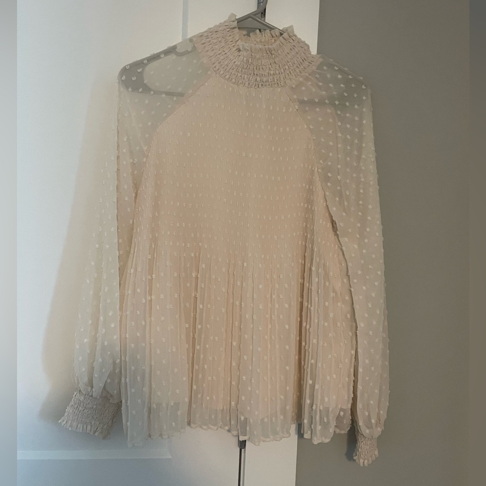 Mesh Turtleneck
